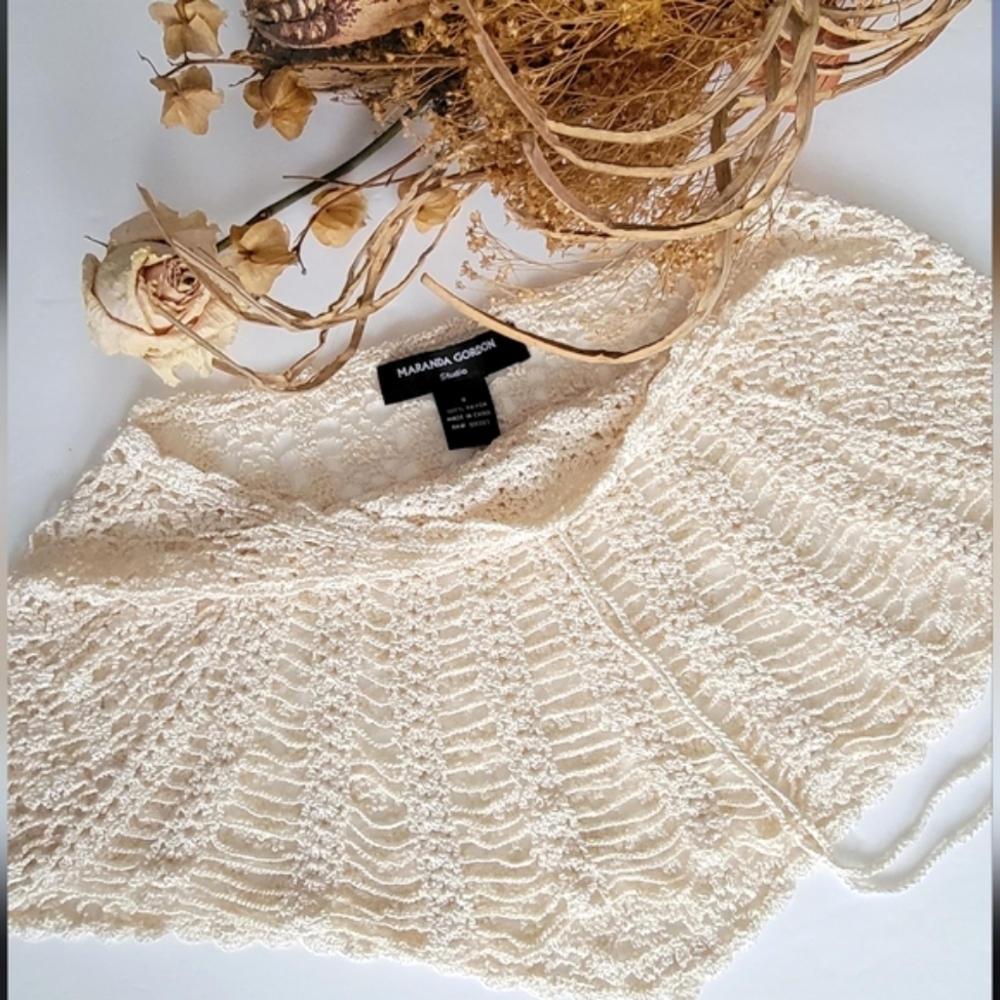 Maranda Gordon Crochet Lingerie Skirt.